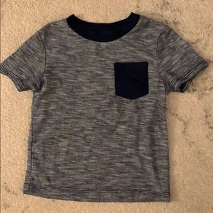 Navy blue heathered 2T